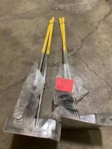 Lot of 2-Piece Multi-Purpose Scoop and Rake Garden Tool Set  Customer Returns See Pictures