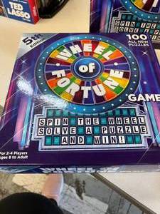 lot 39 image: Lot of 6 NEW Wheel Of Fortune 5th Edition Family Night Game - For 2-4 Players, Ages 8 to Adult - 100 All New Puzzles
