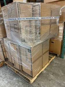 lot 46 image: 8 Cases (2 each per case) NEW In Boxes Medline MDS80600 Heavy Duty I.V. Poles with Quick Release Casters - This Lot Has A Reserve Of $800