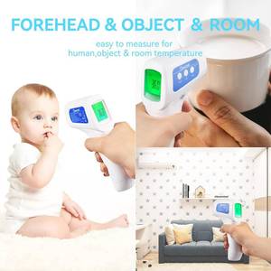 lot 1 image: WOWOW MSRP $14,000  28 Cases (50 thermometers per case) NEW In Boxes Berrcom Non Contact Infrared Forehead Thermometers JXB-178 Baby Fever Check Thermometers 3 in 1 Contactless for Kids Infant Adult (Batteries Not Included)
