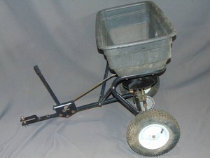 lot 9 image: Towable SeedFertilizer Spreader