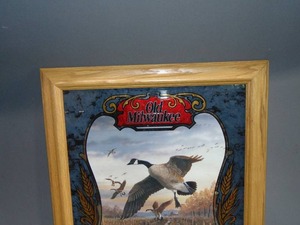 lot 31 image: Old Milwaukee Wildlife Series Mirror - The Goose