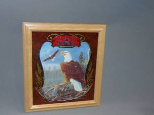lot 33 image: Old Milwaukee Wildlife Series Mirror - The Eagle