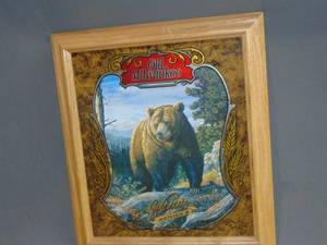 lot 38 image: Old Milwaukee Wildlife Series Mirror - The Bear