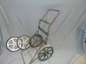 lot 46 image: Folding Game HaulerCart with Spare Set Of Tires