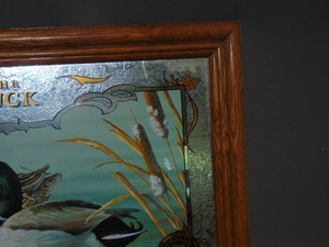 lot 57 image: Old Milwaukee Wild Life Series Mirror - The Duck