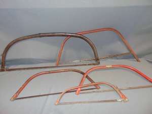 lot 71 image: Mixed Lot of Bow Saws