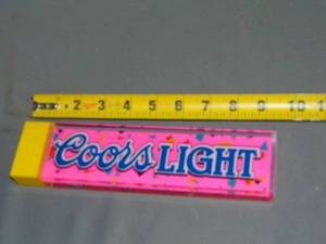 lot 120 image: Coors Light Beer Tap