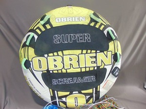 lot 126 image: Obrien Super Screamer Towable Tube with Two Tow Ropes