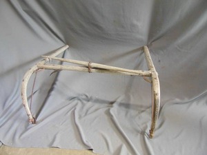 lot 130 image: Vintage Horse Drawn Sleigh Skis