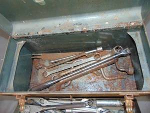 lot 168 image: Tool Box with Wrenches