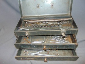 lot 170 image: Mixed Lot - Tool Box with Tools