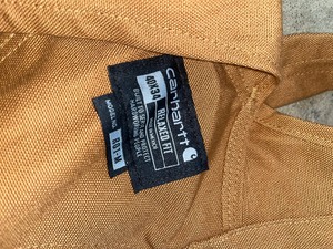 Mens 40 in. x 34 in. Brown Cotton Relaxed Fit Duck Bib Overalls
