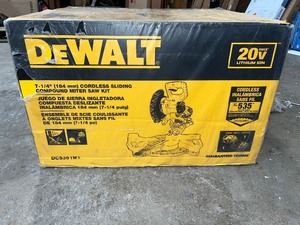 20V MAX Cordless 7-14 in. Sliding Miter Saw with (1) 20V Battery 4.0Ah