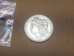 lot 112 image: 1890 Morgan Silver Dollar - MS60