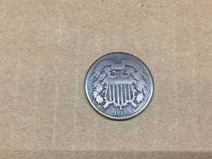 lot 116 image: 1866 2 Cent Piece