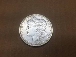 lot 119 image: 1878 Morgan Silver Dollar 7 Tail Feathers - XF 40