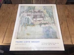 lot 207 image: Frank Lloyd Wright 1994 Poster - 24 x 29