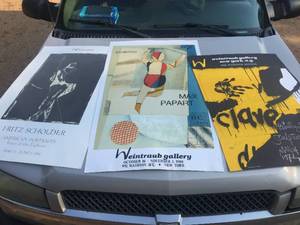 lot 210 image: 3 Weintraub Gallery Posters