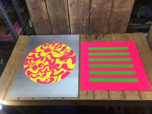 lot 211 image: 2 Vintage Pop Art Posters