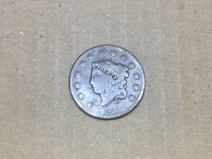 lot 214 image: 1833 U.S. Braided Hair Cent - G