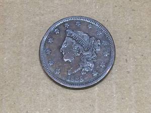 lot 219 image: 1838 U.S. Coronet Cent - VF 20