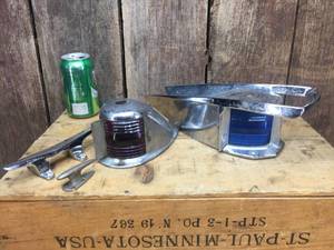 lot 230 image: 2 Vintage Nautical Boat Lights