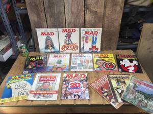 lot 244 image: Group Vintage MAD Magazines - Good Old Days