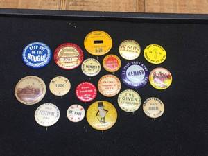 lot 248 image: Vintage St. Paul MN Related & Other Pin-Back Buttons