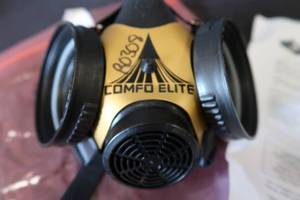 NEW MSA COMFO ELITE 12 FACE RESPIRATOR