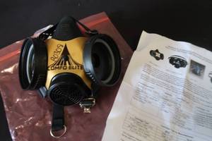 NEW MSA COMFO ELITE 12 FACE RESPIRATOR