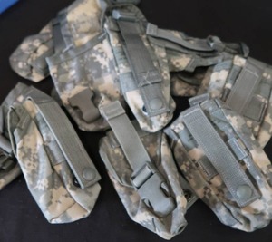 LOT OF 12 MOLLIE II ACU FLASHBANG POUCHES