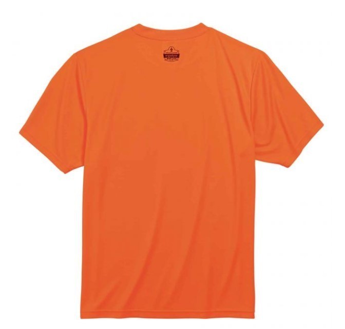 lot 845 image: NEW Ergodyne GloWear 8089 Hi-Vis Short Sleeve T-Shirt -Non-Certified - Orange - XL