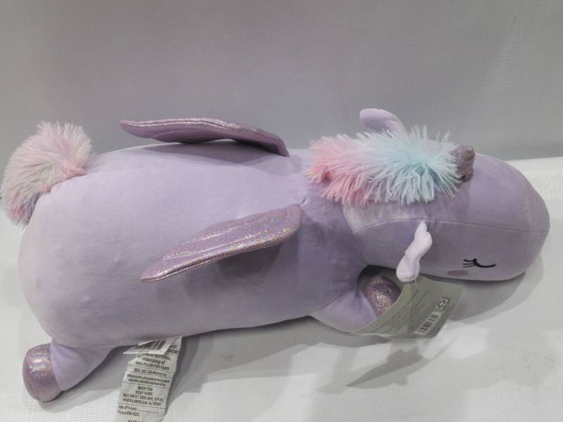 lot 271 image: NEW Members Mark Kids Light Up Jumbo Squishy Pillow - Unicorn