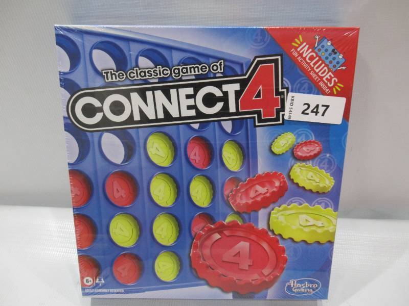 lot 247 image: NEW Connect 4 Board Game by Hasbro