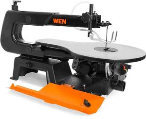 lot 82 image: WEN 3922 16-inch Variable Speed Scroll Saw with Easy-Access Blade Changes