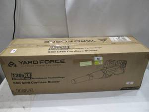 lot 86 image: Yard Force Yf120vrx 120-volt Lithium-ion Cordless Leaf Blower YOLBX145T00 - Tool Only