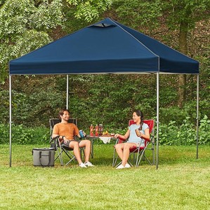 lot 99 image: NEW Members Mark Easy Lift 10 x 10 Instant Canopy - Cobalt Blue Top Color