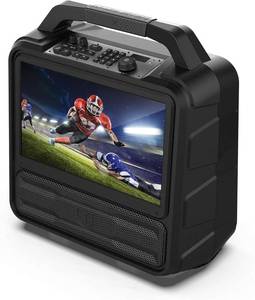 lot 134 image: Monster Vision  Portable Entertainment System, 15.6 Full HD Screen, 60W Audio  Up to 25 Hours Playback  Two HDMI Ports for Your Favorite Smart Streaming Device, Gaming Console & TV