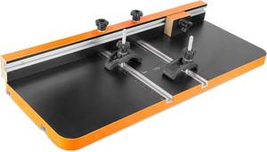 lot 407 image: WEN DPA2513 24-by-12-Inch Drill Press Table with an Adjustable Fence and Stop Block