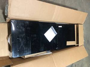lot 38 image: Husky Ready-to-Assemble 24-Gauge Steel Garage Gear Cabinet in Black (36.6 in. W x 72 in. H x 24 in. D) Customer Returns See Pictures