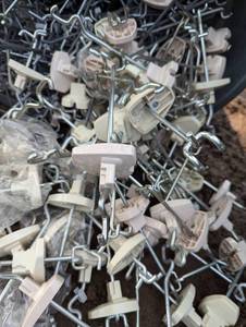 lot 27A image: Large drum of Peg Board Hooks - Various sizesstyles