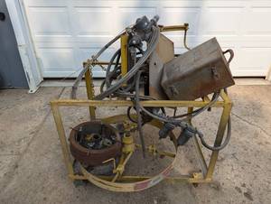 lot 38A image: Flame Spray Gun Kit and Cart
