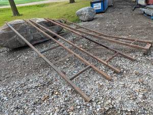 lot 42A image: 3 section Metal Escape Ladder - Heavy Duty
