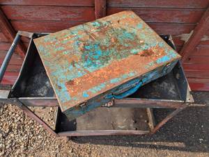 lot 22A image: Set of Vintage Tool StorageCart