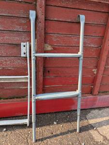 lot 24A image: Set of 2 Metal Ladders