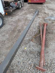 lot 47A image: 20-24 ft Light Pole - Extremely Heavy Duty - 4 Bolt Base for easy Install
