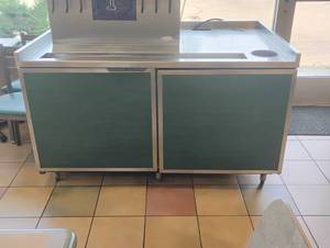 COMMERCIAL BEVERAGE DISPENSER CABINET
