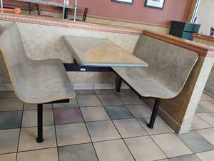 COMMERCIAL RESTAURANT DINING BOOTH