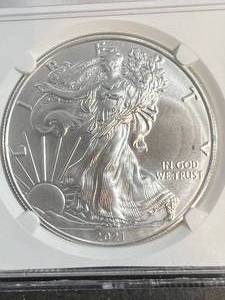 2021 AMERICAN SILVER EAGLE NGC MS69